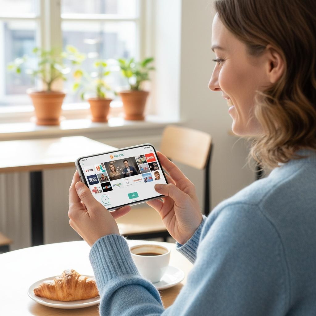 TV-streaming på smartphone, lavt dataforbrug